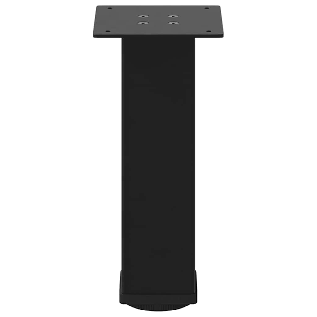 sofabordsben 4 stk. sort 42-44 cm stål