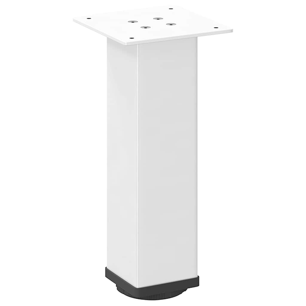 sofabordsben 4 stk. hvid 42-44 cm stål
