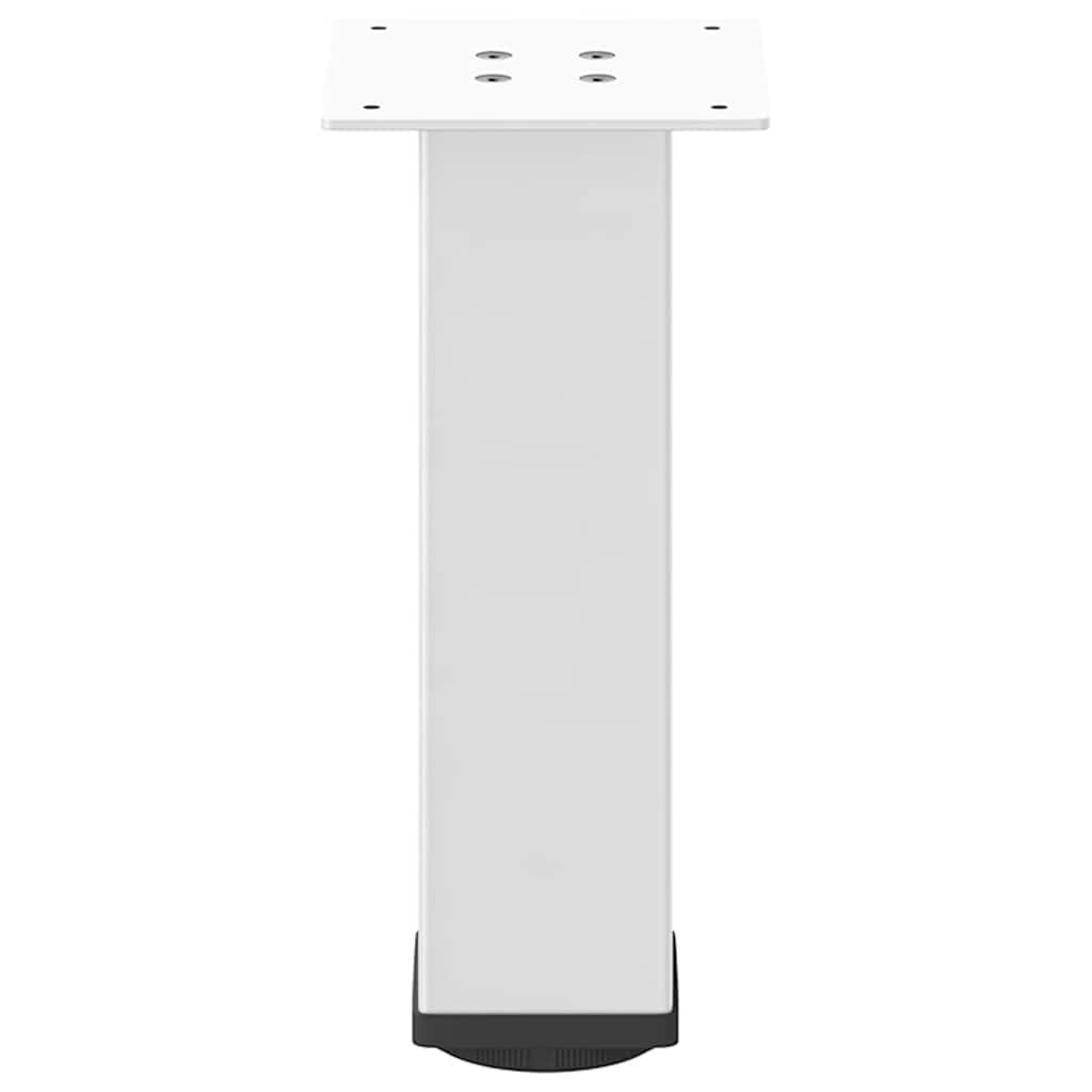 sofabordsben 4 stk. hvid 42-44 cm stål
