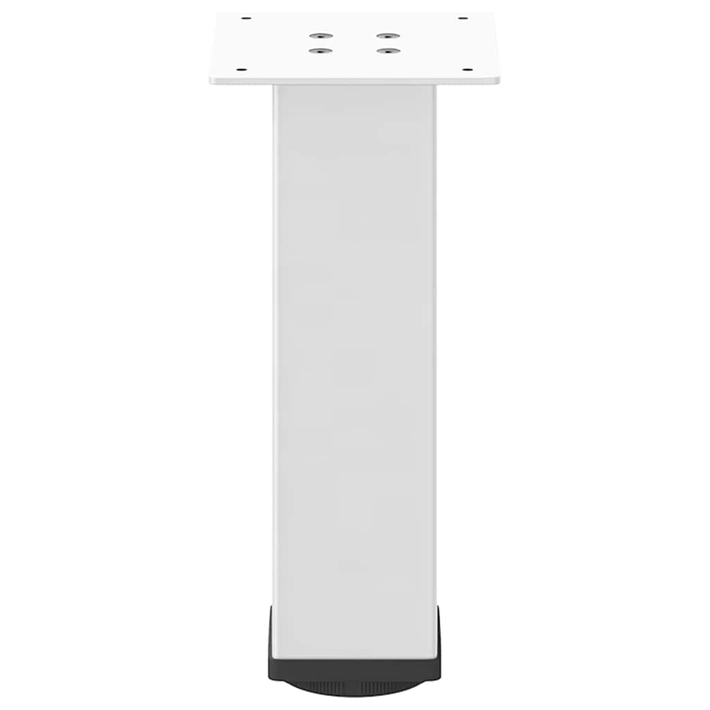sofabordsben 4 stk. hvid 42-44 cm stål