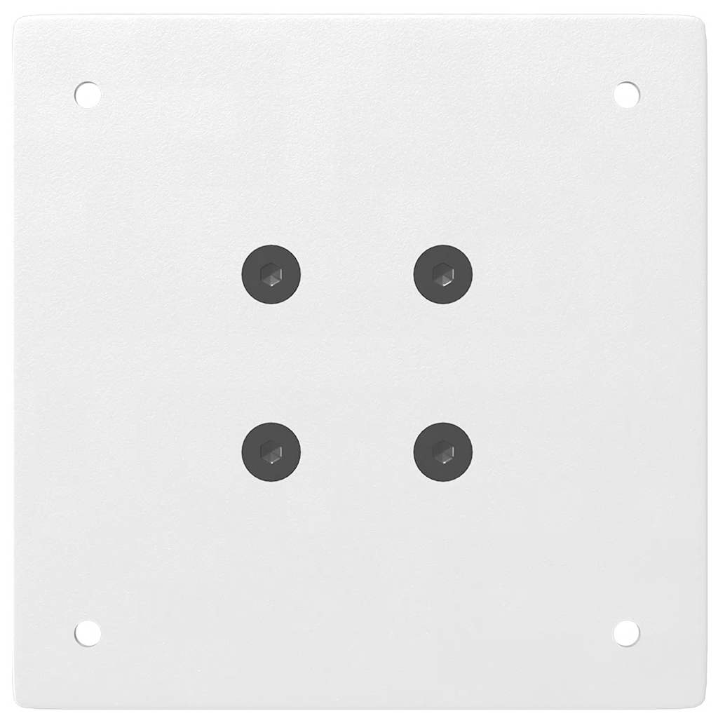 sofabordsben 4 stk. hvid 42-44 cm stål
