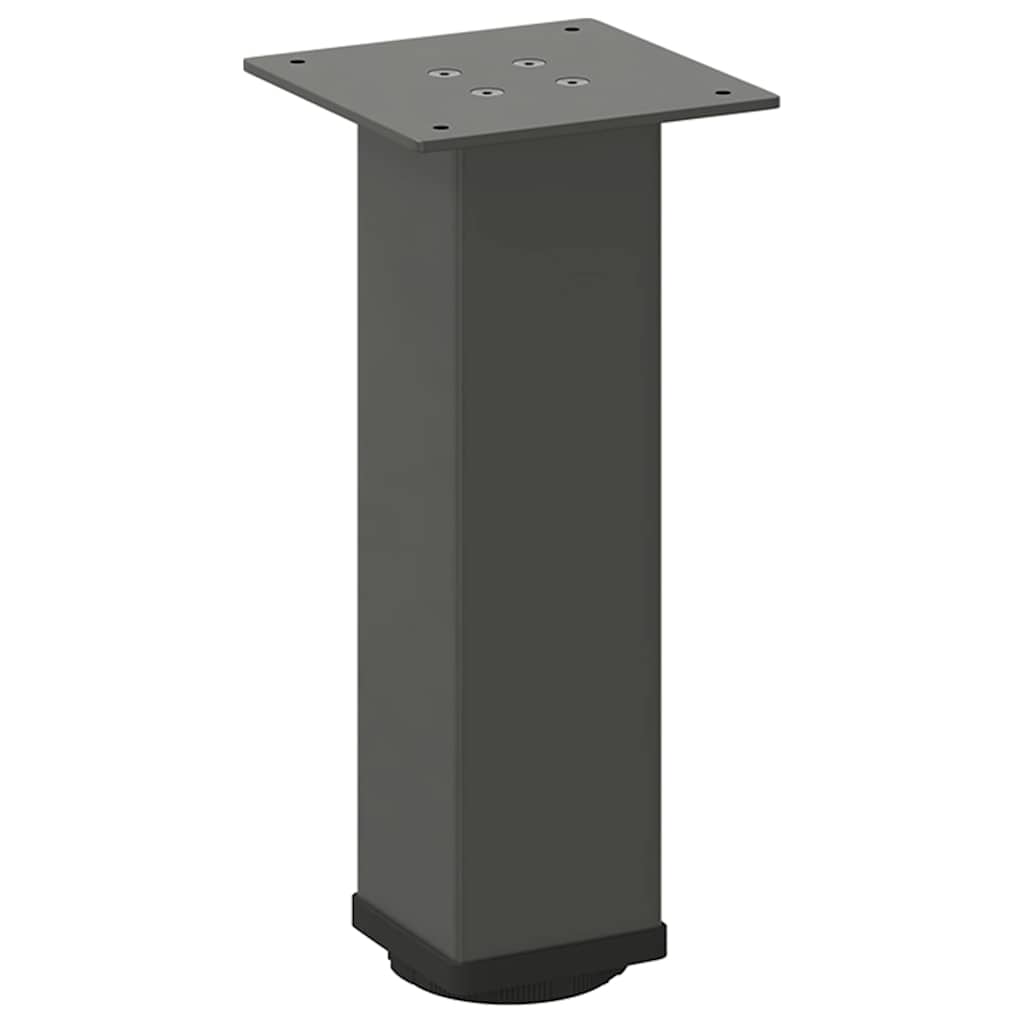 sofabordsben 4 stk. antracit 42-44 cm stål