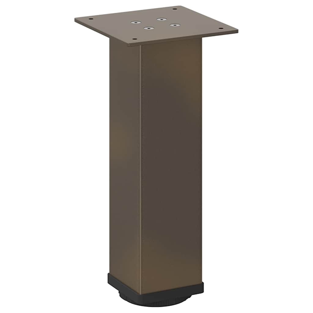 sofabordsben 4 stk. naturstål 42-44 cm stål