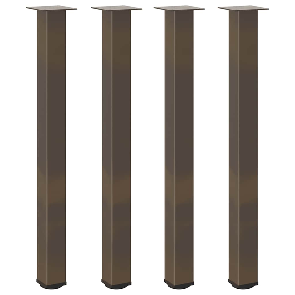 barbordsben 4 stk. naturstål 100-102 cm stål