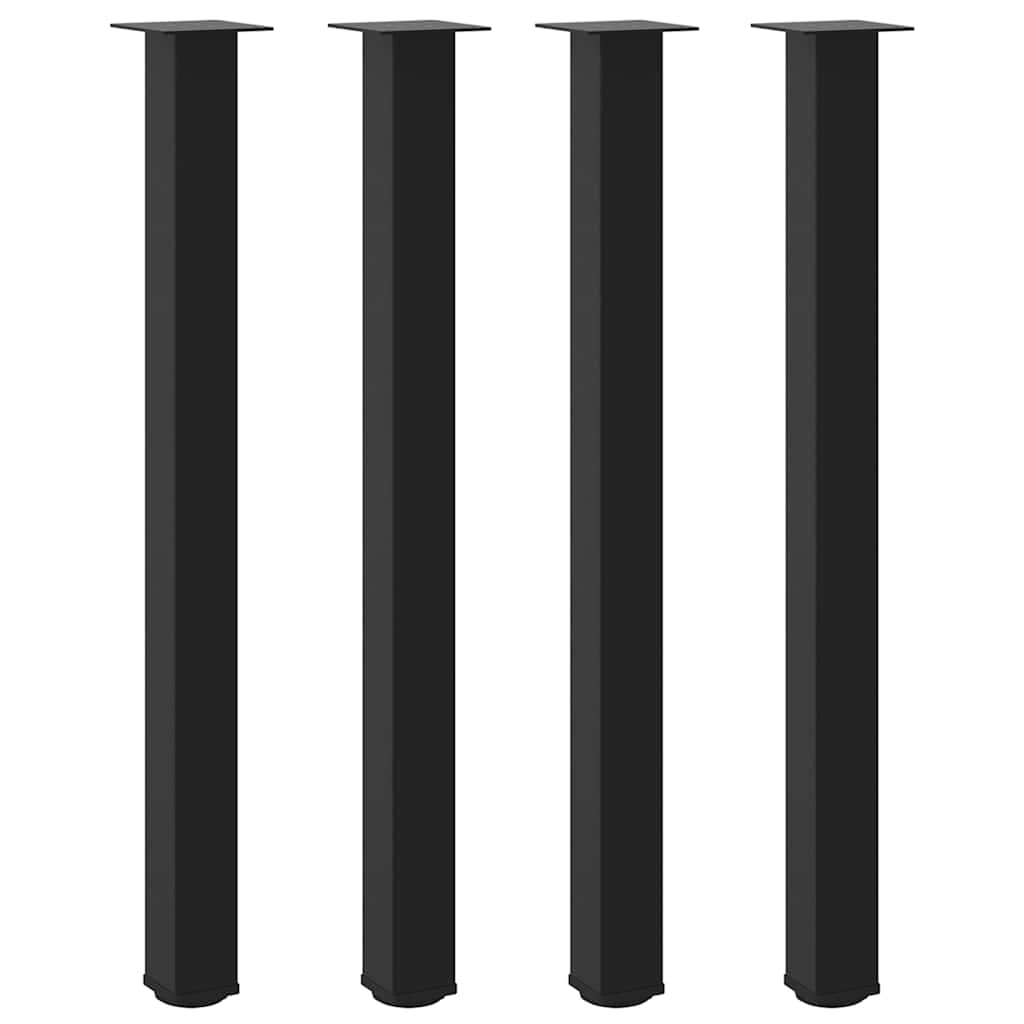 barbordsben 4 stk. sort 110-112 cm stål