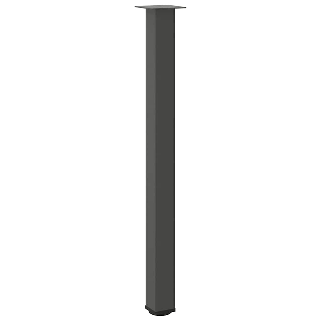 barbordsben 4 stk. antracit 110-112 cm stål