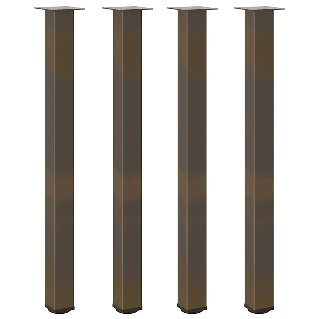 barbordsben 4 stk. naturstål 110-112 cm stål