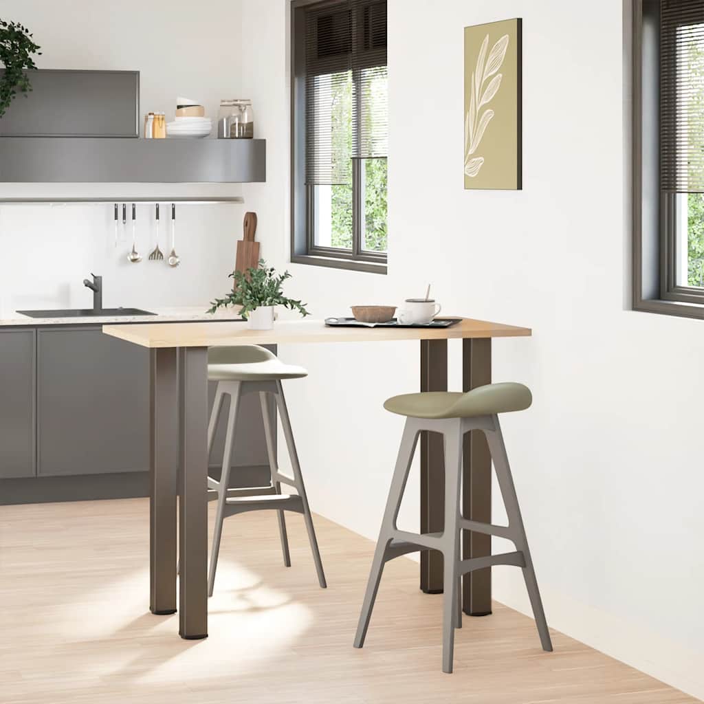 barbordsben 4 stk. naturstål 110-112 cm stål
