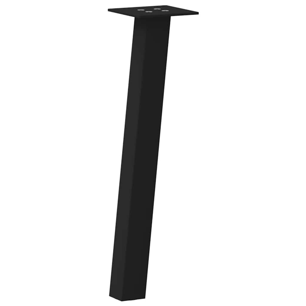 sofabordsben 4 stk. sort 30 cm stål