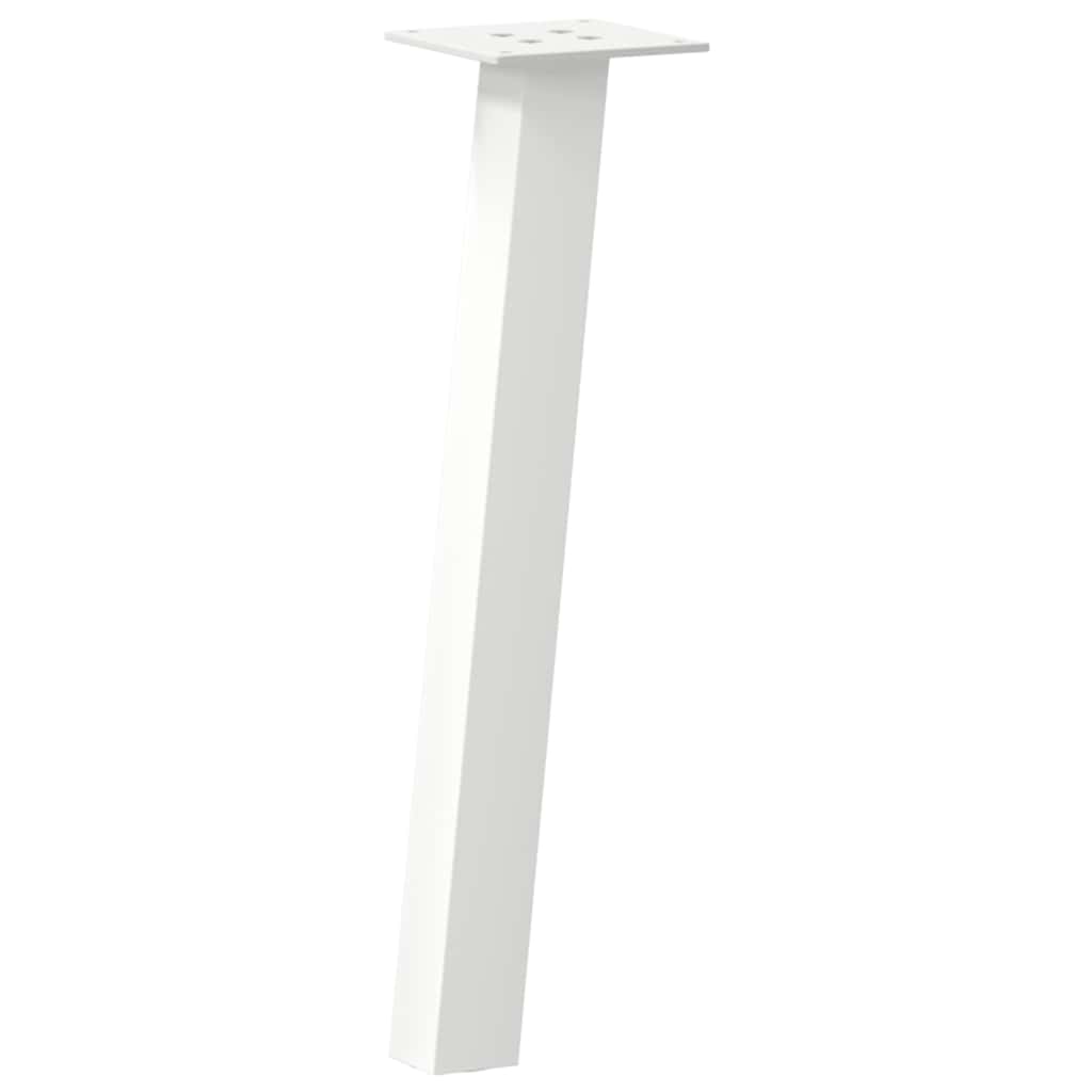 sofabordsben 4 stk. hvid 30 cm stål