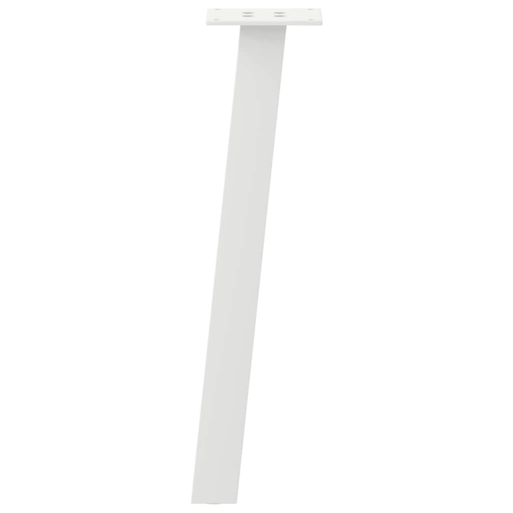 sofabordsben 4 stk. hvid 30 cm stål