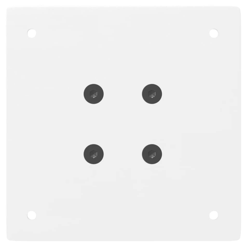 sofabordsben 4 stk. hvid 30 cm stål