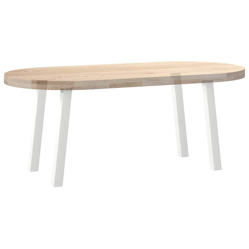 sofabordsben 4 stk. hvid 30 cm stål