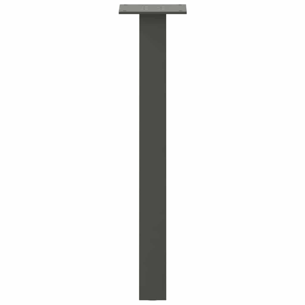 sofabordsben 4 stk. antracit 30 cm stål