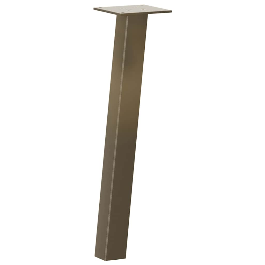 sofabordsben 4 stk. naturstål 30 cm stål