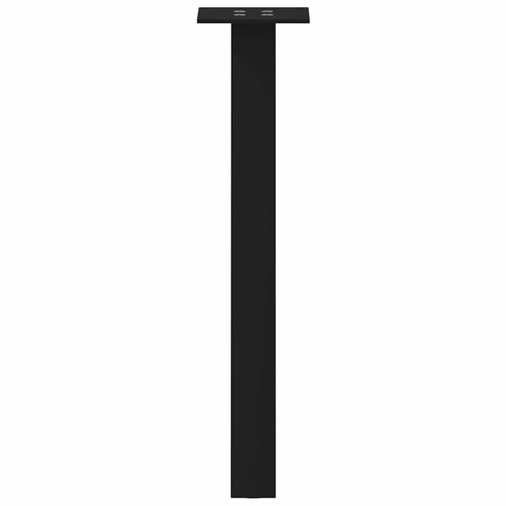 sofabordsben 4 stk. sort 42 cm stål
