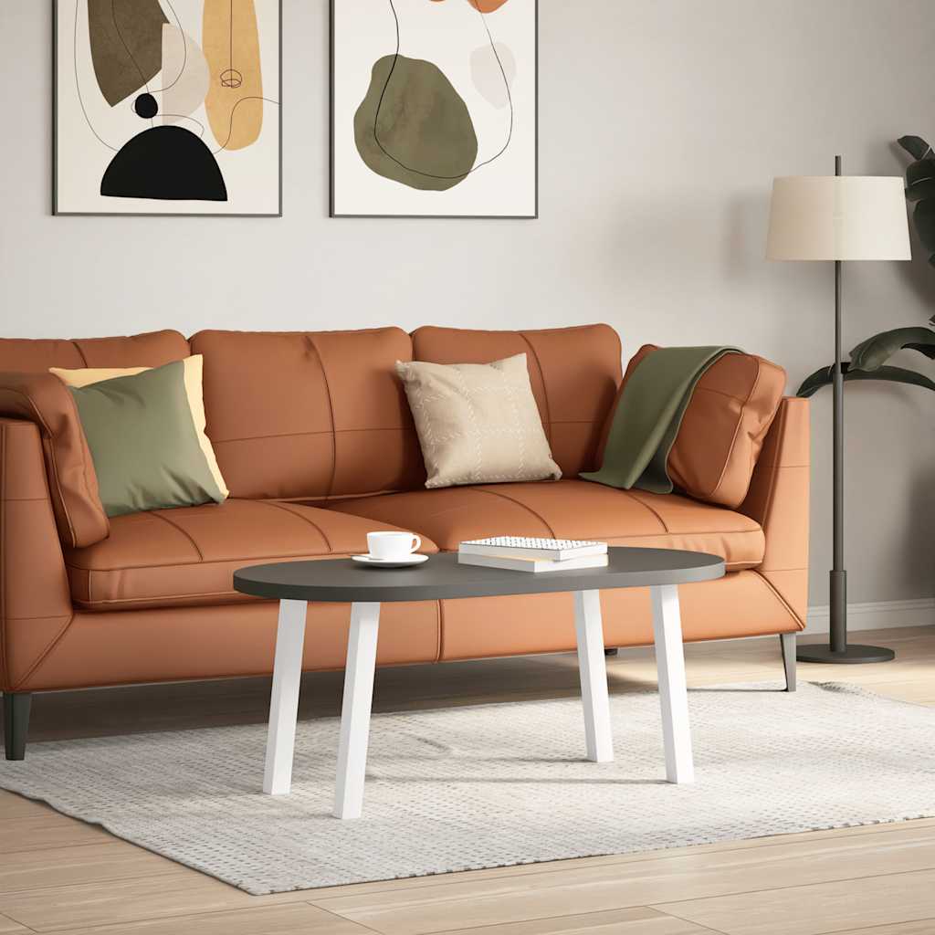 sofabordsben 4 stk. hvid 42 cm stål