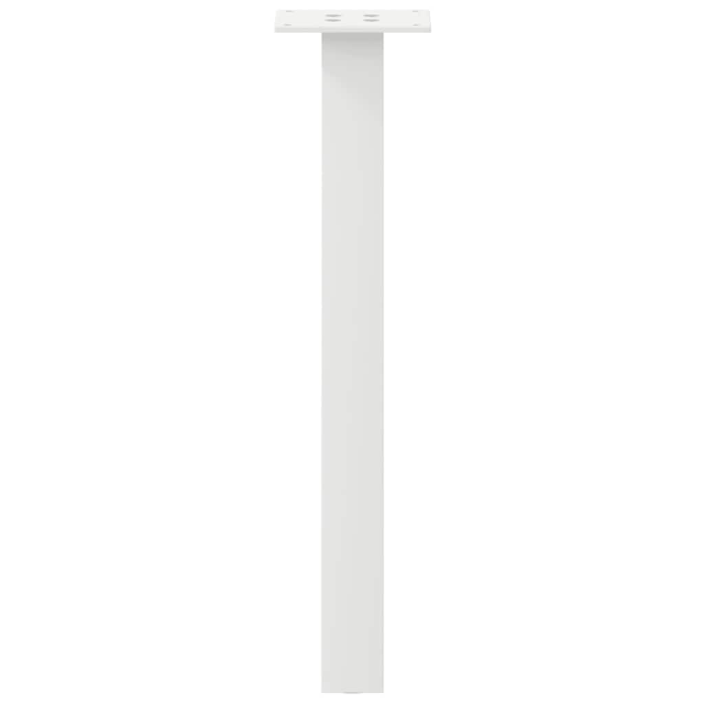sofabordsben 4 stk. hvid 42 cm stål