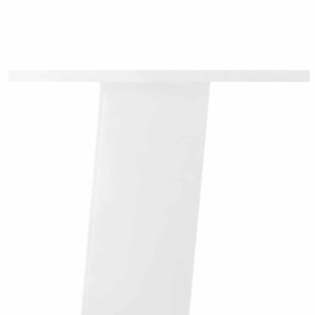 sofabordsben 4 stk. hvid 42 cm stål