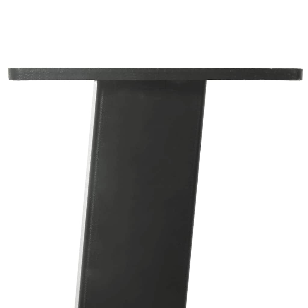 sofabordsben 4 stk. antracit 42 cm stål
