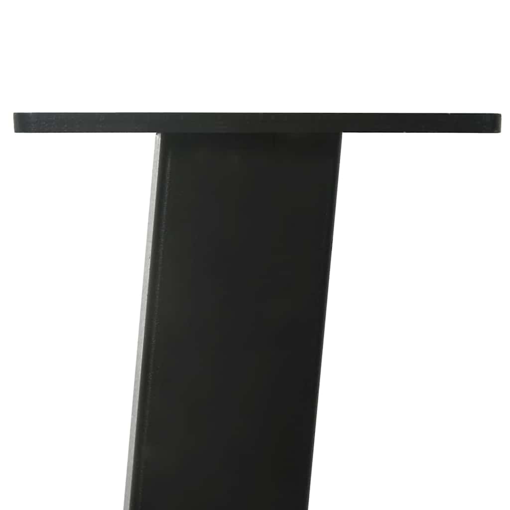 sofabordsben 4 stk. sort 30 cm stål