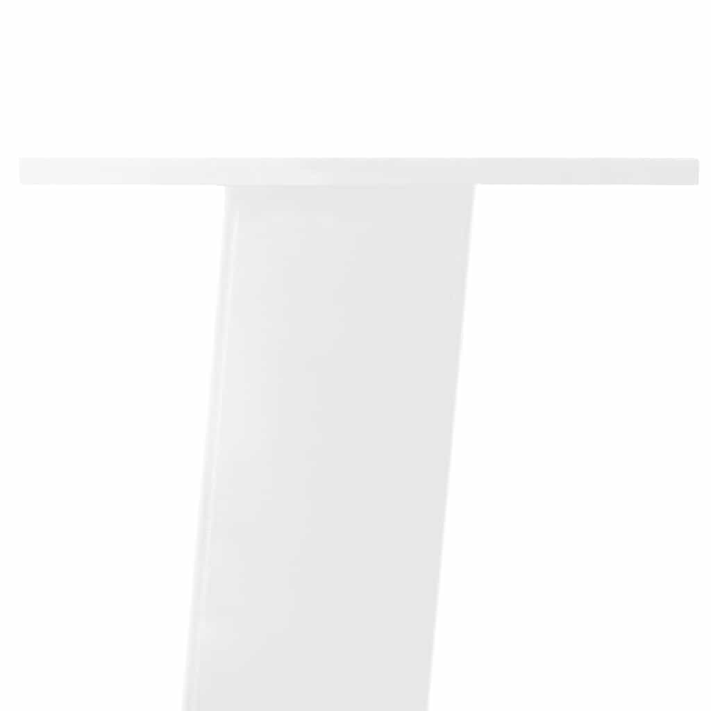 sofabordsben 4 stk. hvid 30 cm stål