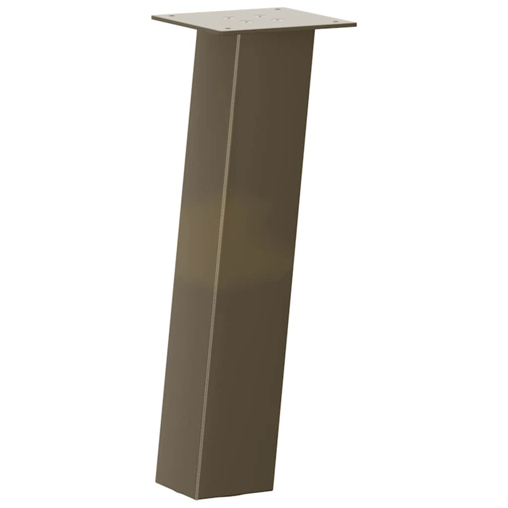 sofabordsben 4 stk. naturstål 30 cm stål