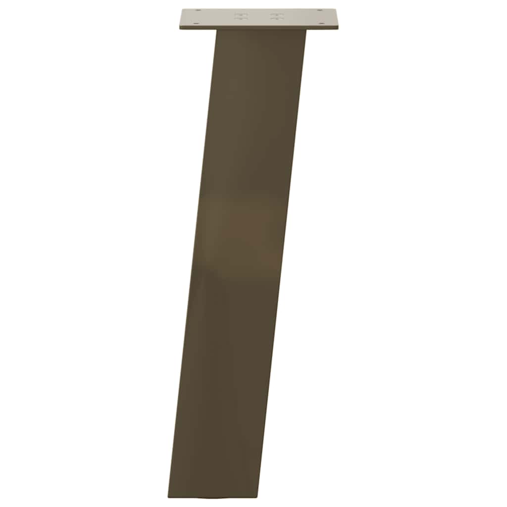 sofabordsben 4 stk. naturstål 30 cm stål