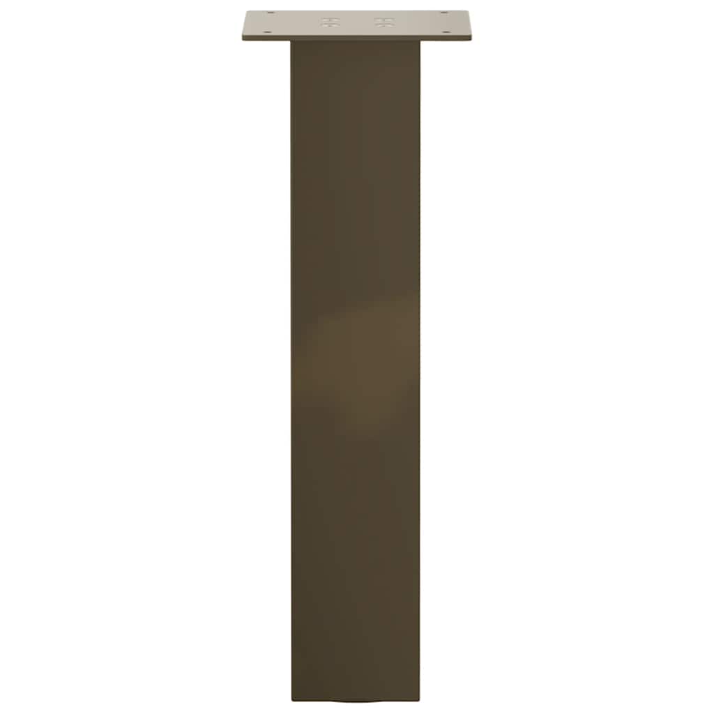 sofabordsben 4 stk. naturstål 30 cm stål