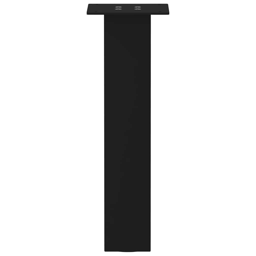 sofabordsben 4 stk. sort 42 cm stål