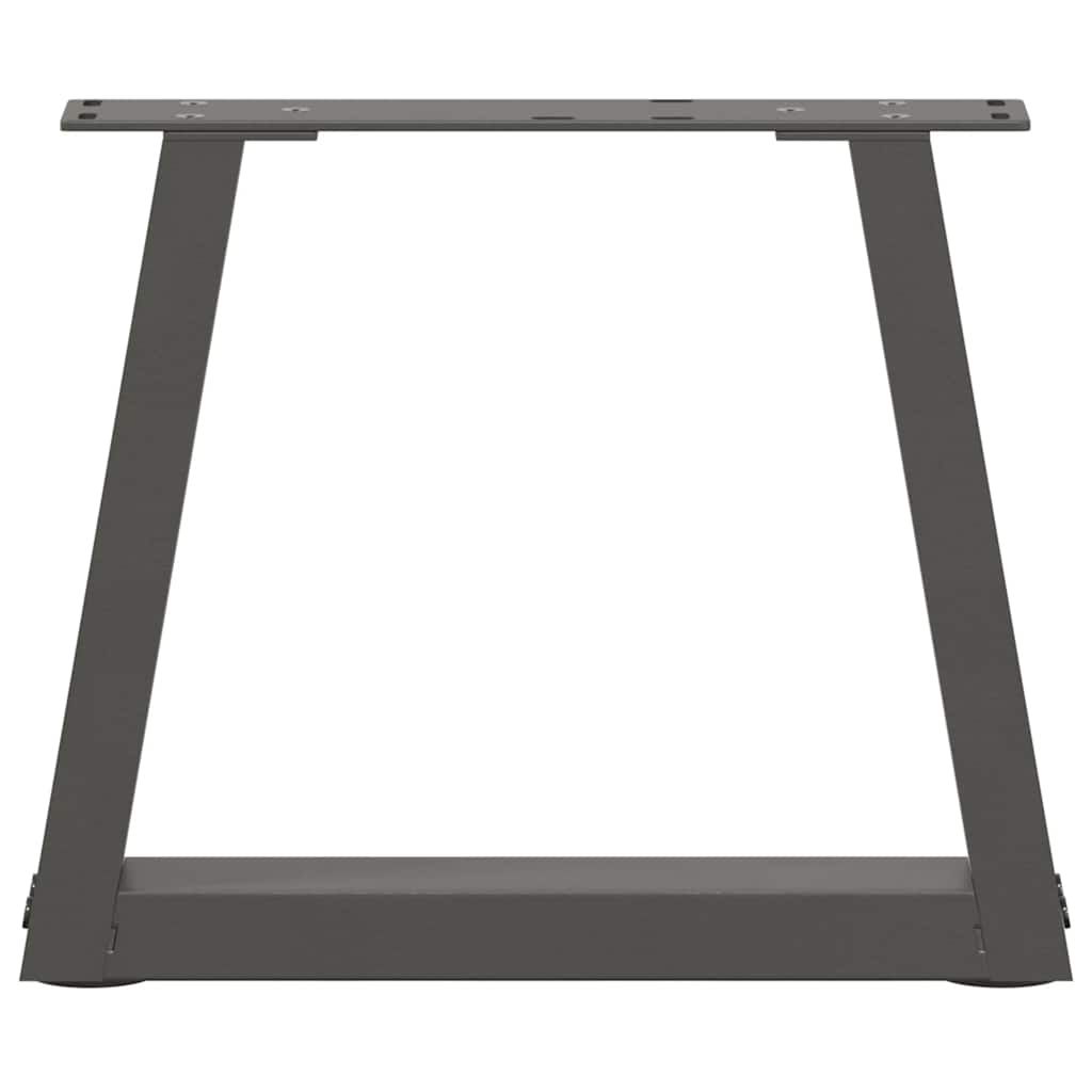 sofabordsben V-formet 2 stk. antracit 40x(30-31,3) cm stål