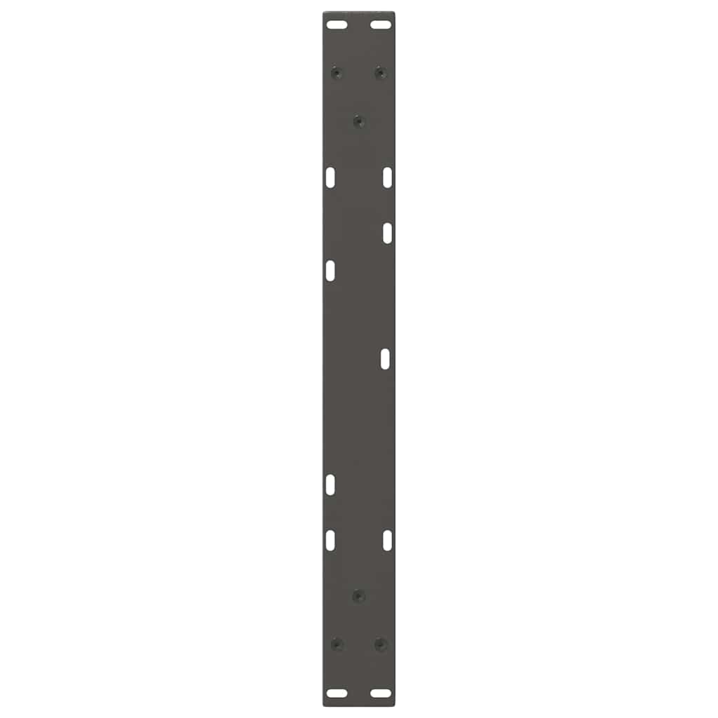 sofabordsben V-formet 2 stk. antracit 50x(30-31,3) cm stål