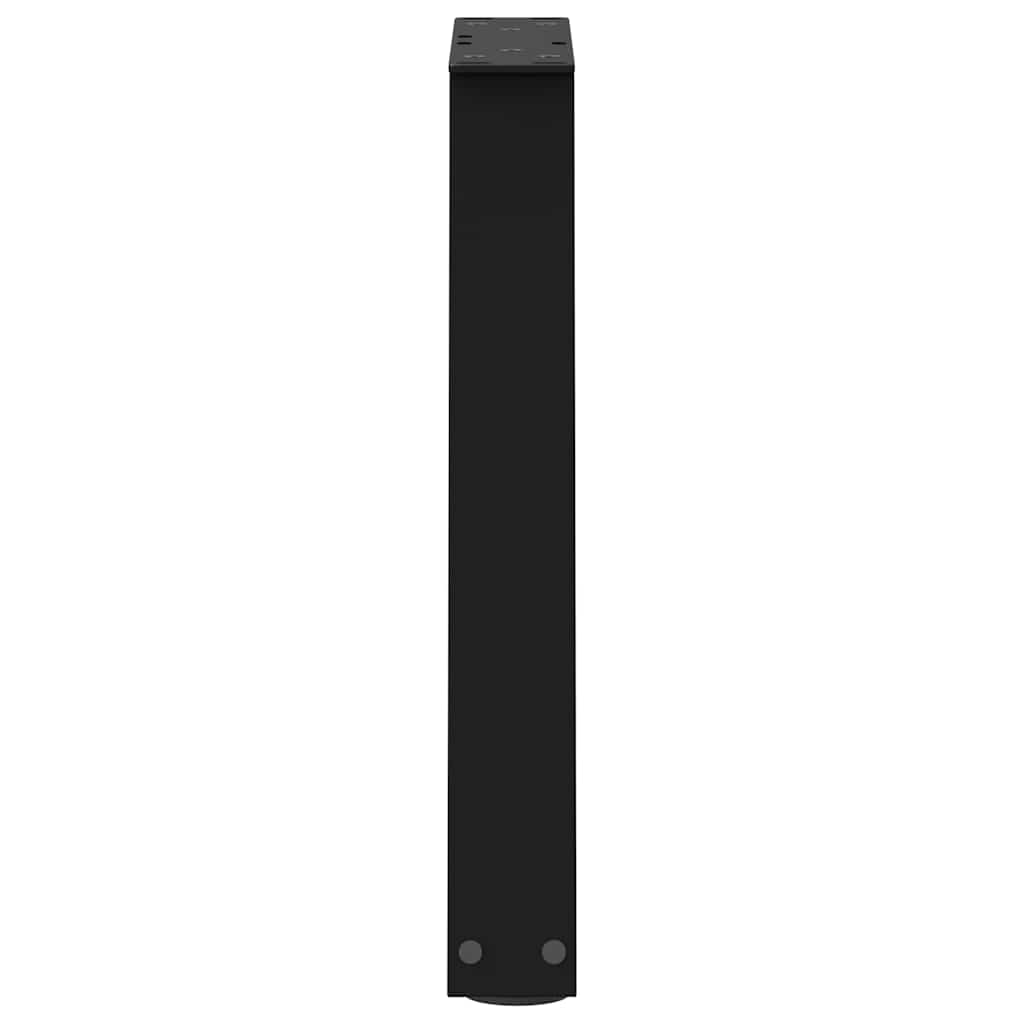 sofabordsben V-formet 2 stk. sort 28 x (42-43,3) cm stål