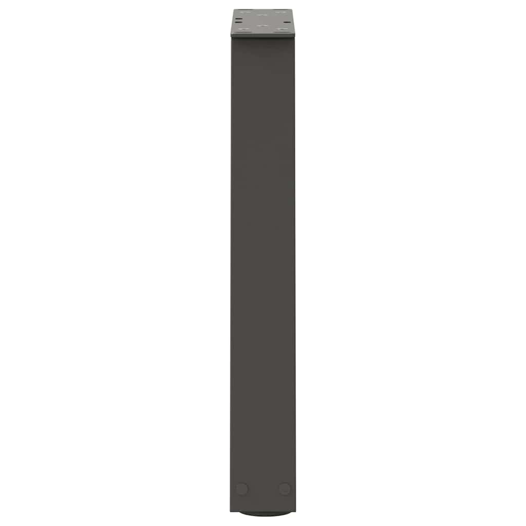sofabordsben V-formet 2 stk. antracit 28 x (42-43,3) cm stål