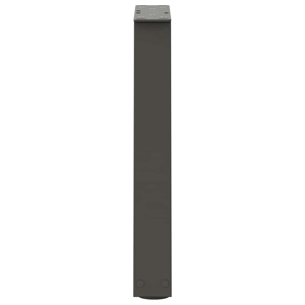 sofabordsben V-formet 2 stk. antracit 38 x (42-43,3) cm stål