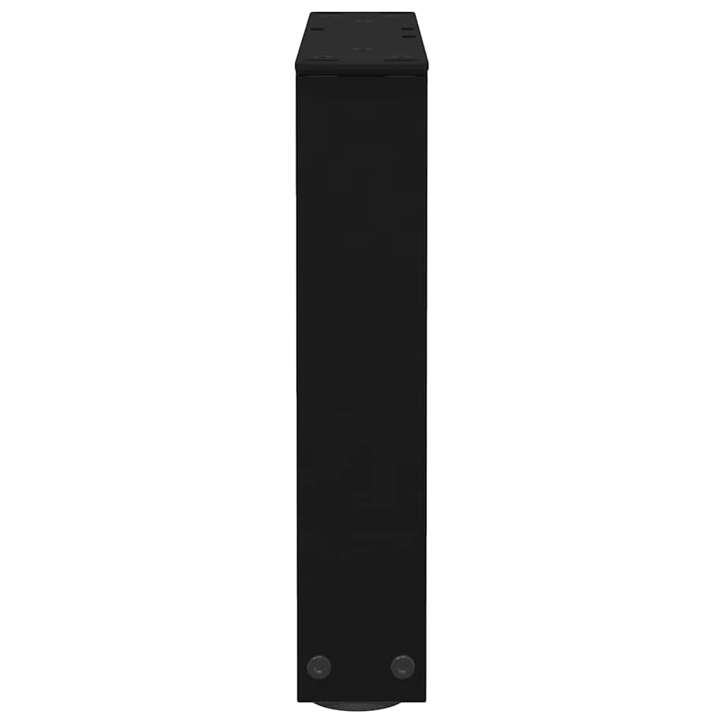 sofabordsben V-formet 2 stk. sort 30x(30-31,3) cm stål