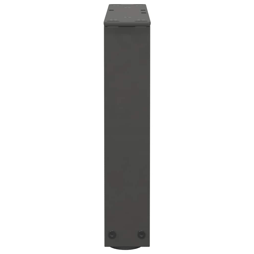 sofabordsben V-formet 2 stk. antracit 40x(30-31,3) cm stål