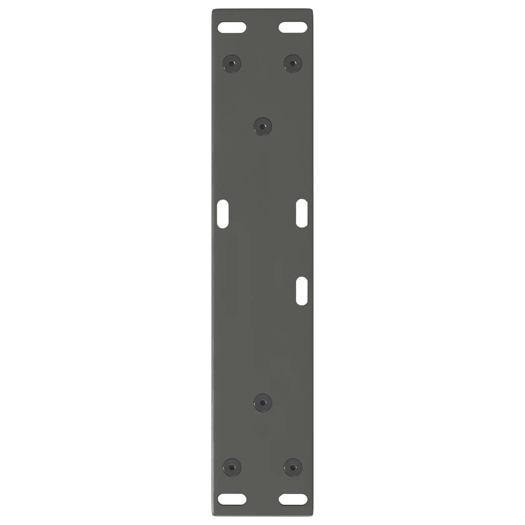 sofabordsben V-formet 2 stk. antracit 40x(30-31,3) cm stål
