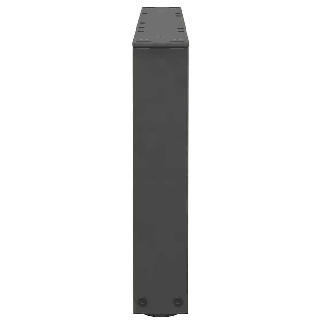 sofabordsben V-formet 2 stk. antracit 50x(30-31,3) cm stål