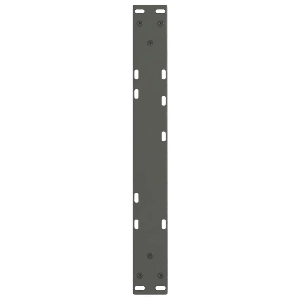 sofabordsben V-formet 2 stk. antracit 50x(30-31,3) cm stål
