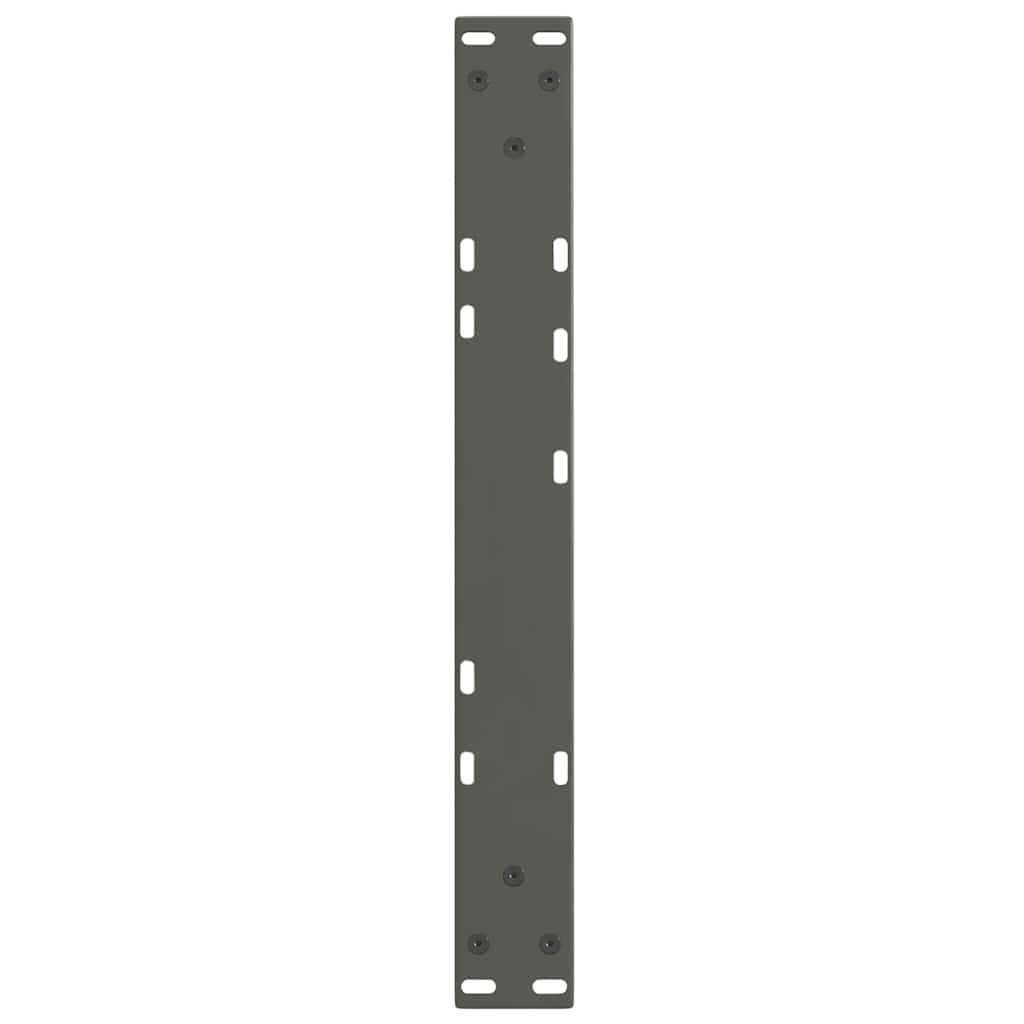 sofabordsben V-formet 2 stk. antracit 60x(30-31,3) cm stål