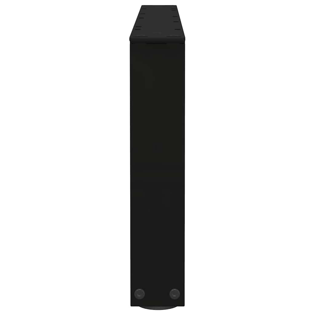 sofabordsben V-formet 2 stk. sort 70 x (30-31,3) cm stål