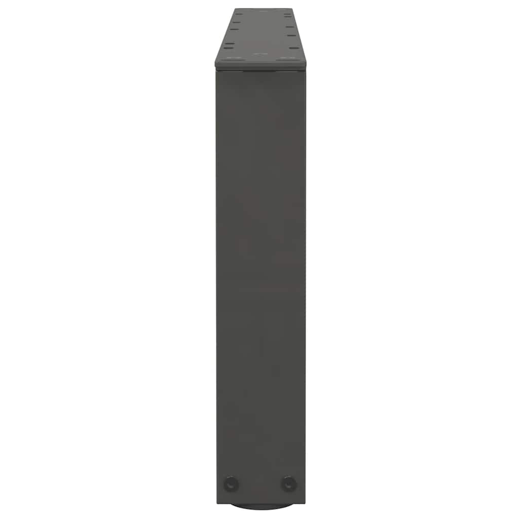 sofabordsben V-formet 2 stk. antracit 70x(30-31,3) cm stål