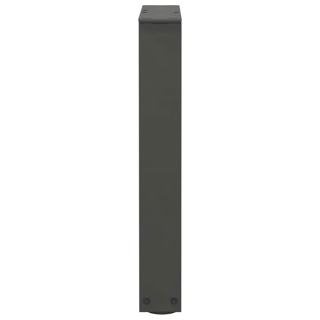sofabordsben V-formet 2 stk. antracit 28 x (42-43,3) cm stål
