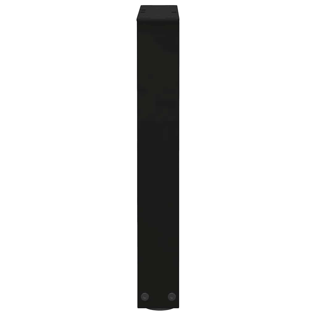 sofabordsben V-formet 2 stk. sort 38 x (42-43,3) cm stål