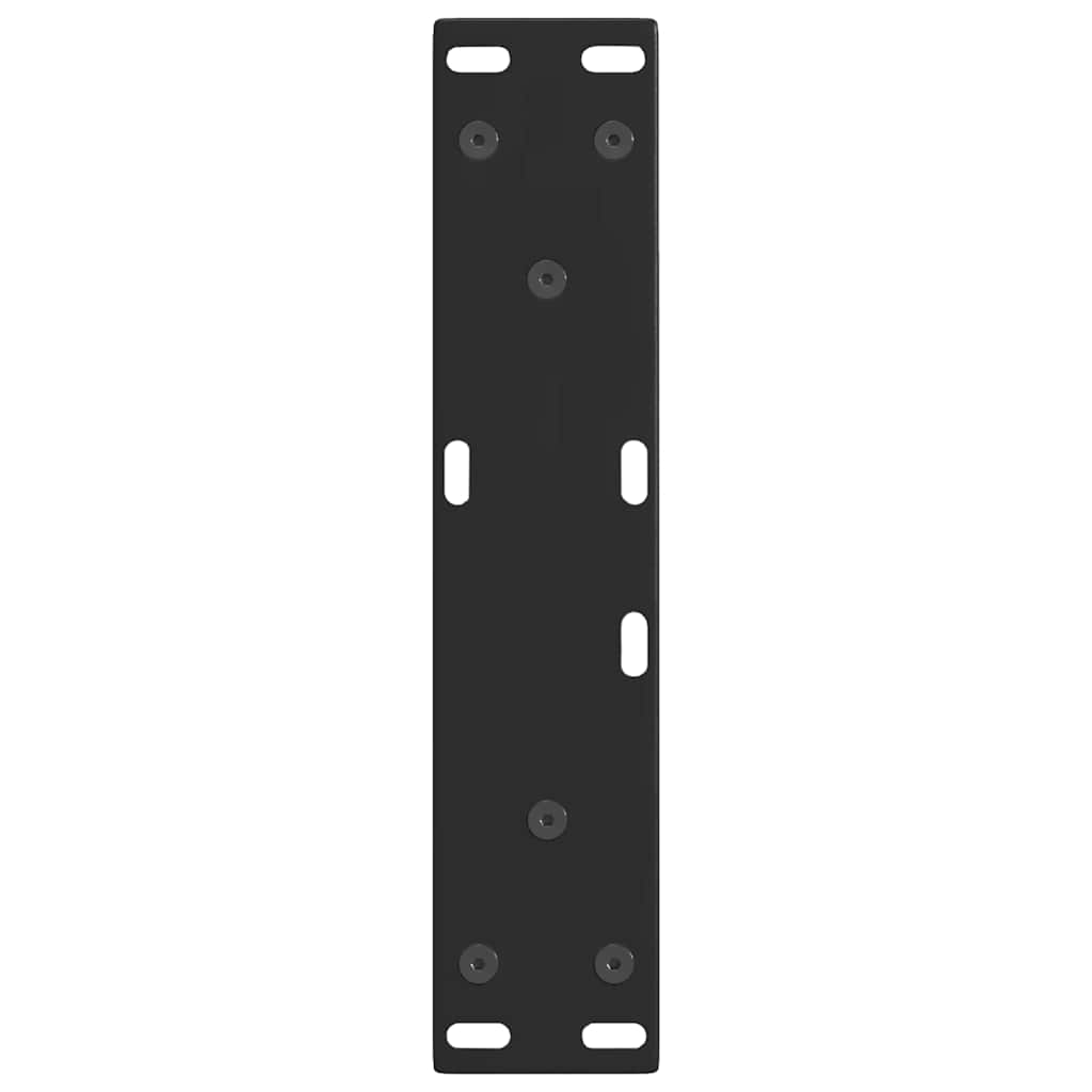 sofabordsben V-formet 2 stk. sort 38 x (42-43,3) cm stål