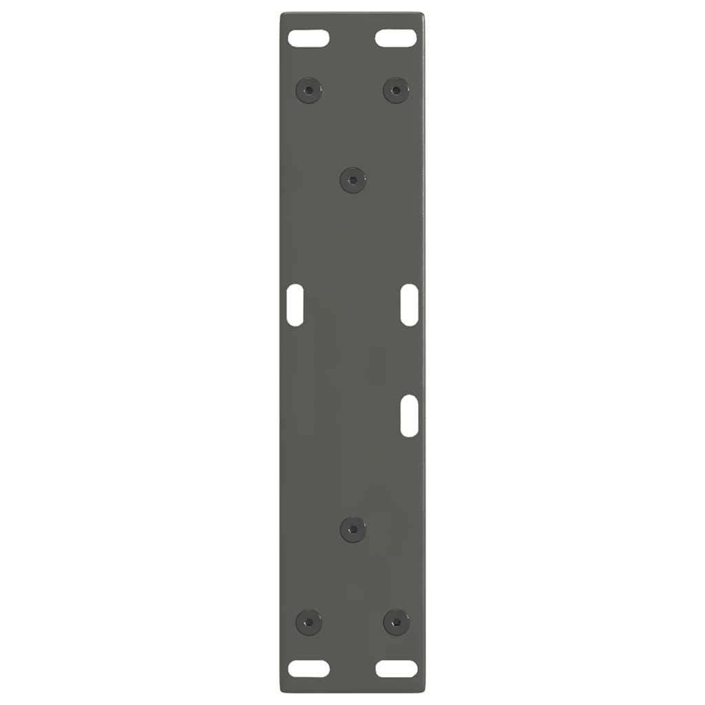 sofabordsben V-formet 2 stk. antracit 38 x (42-43,3) cm stål