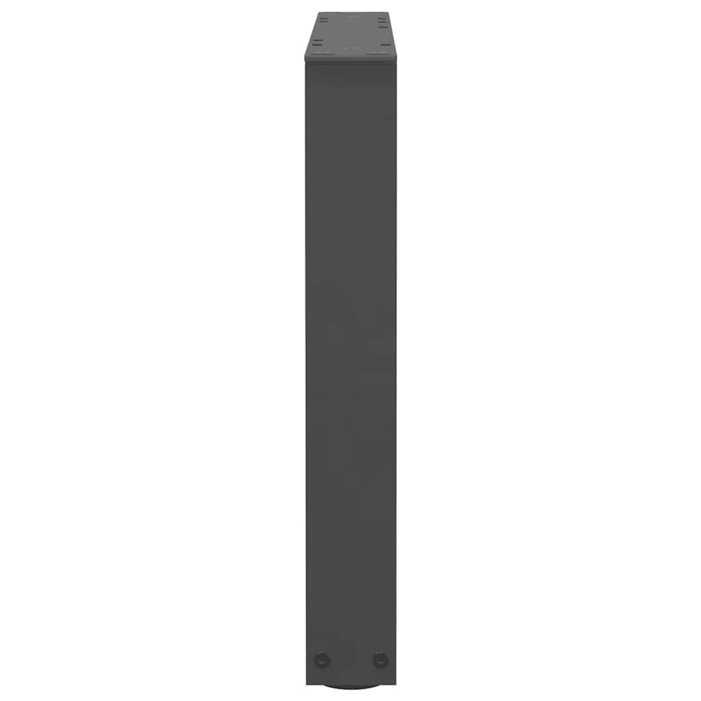 sofabordsben V-formet 2 stk. antracit 60x(42-43,3) cm stål