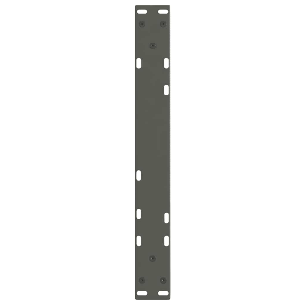 sofabordsben V-formet 2 stk. antracit 60x(42-43,3) cm stål