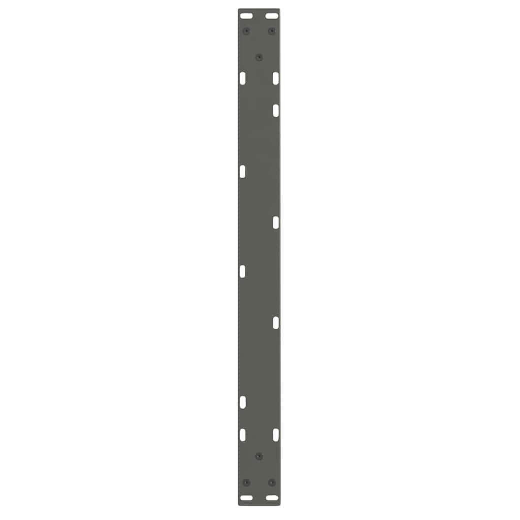 sofabordsben V-formet 2 stk. antracit 70 x (42-43,3) cm stål